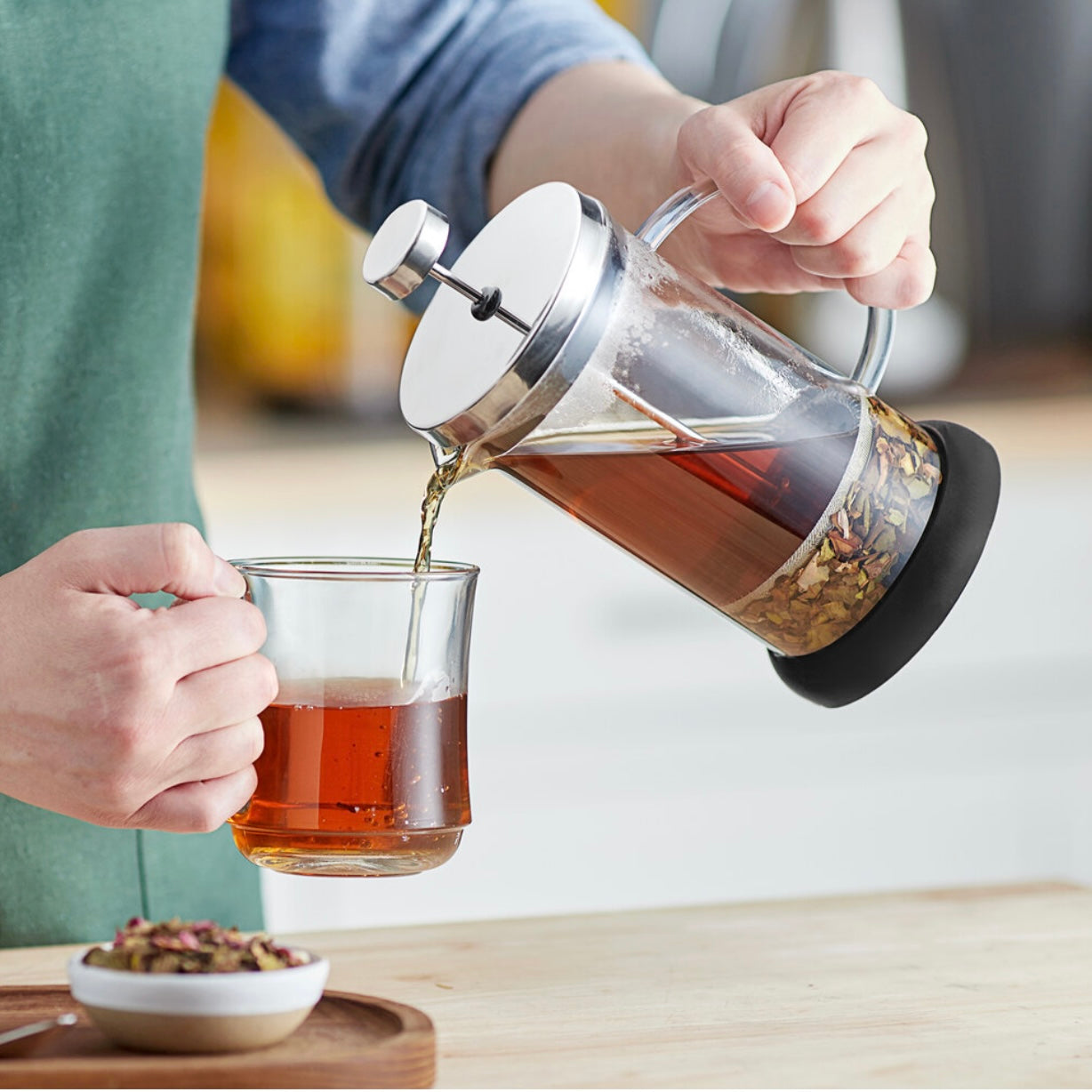 BBINGWARE 20 oz French Coffee Press Glass Stainless Steel Espresso Tea Maker