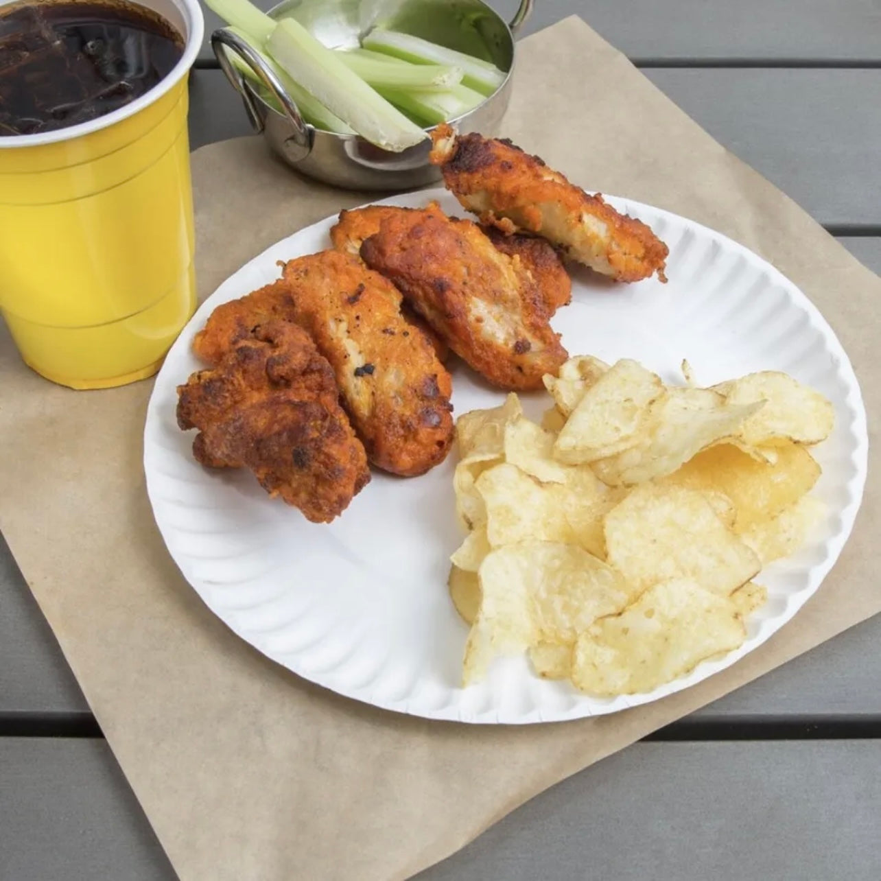 9 in Everyday Disposable Paper Plates Uncoated Party 100 or 200 Plate Made in US