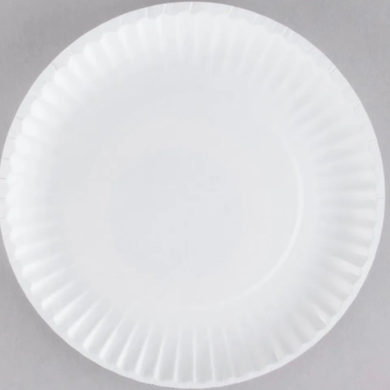 9 in Everyday Disposable Paper Plates Uncoated Party 100 or 200 Plate Made in US