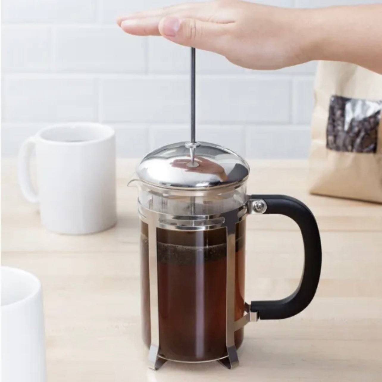 25 oz Tempered Glass Teapot Hot Tea Maker with Stainless Steel